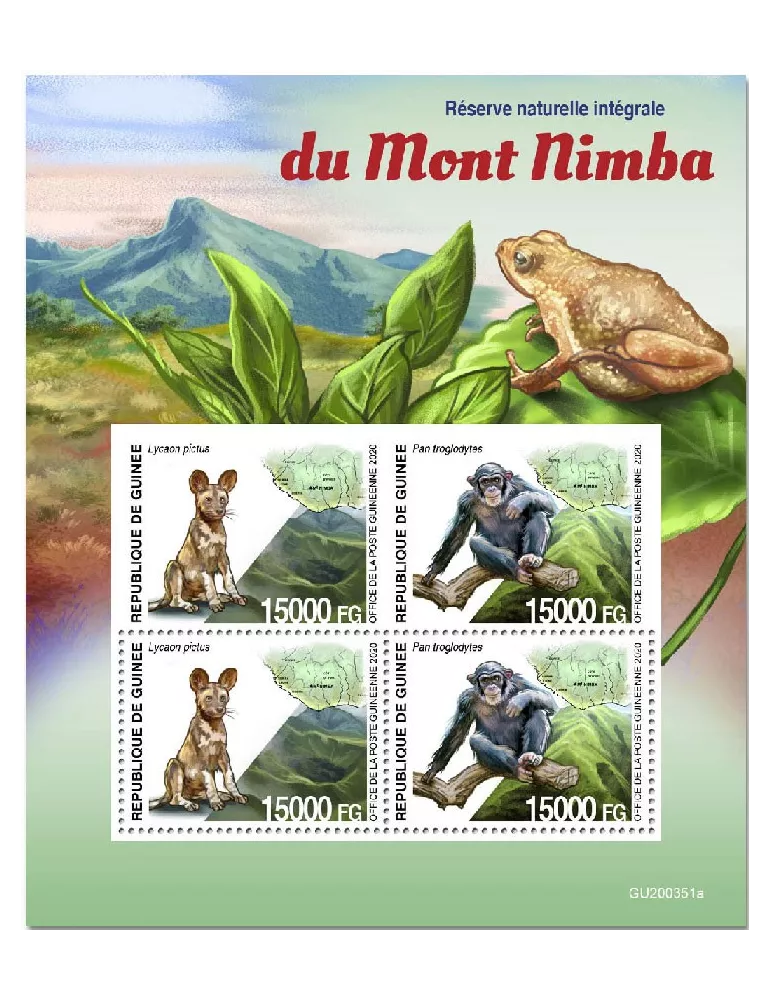 n° 10838/10839  - Timbre GUINEE Poste
