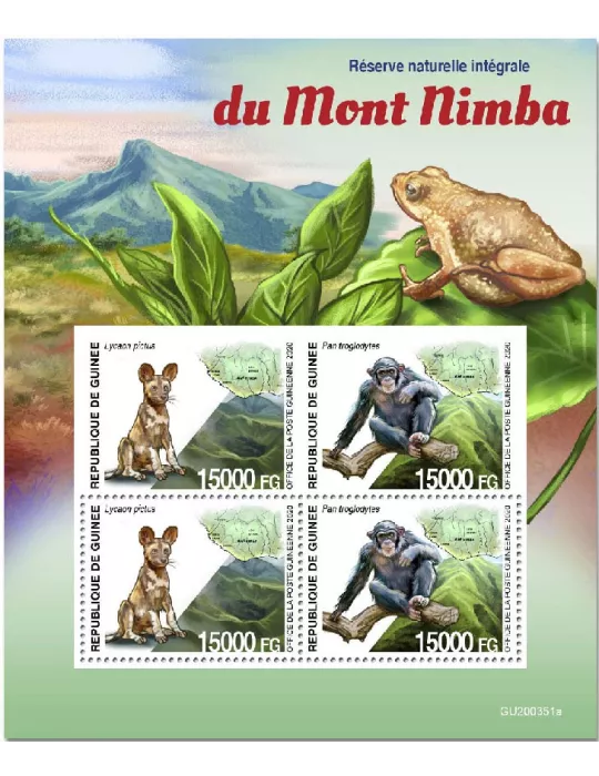 n° 10838/10839  - Timbre GUINEE Poste