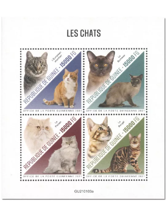 n° 10854/10857  - Timbre GUINEE Poste