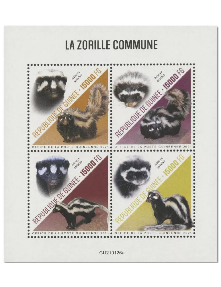 n° 10944/10947  - Timbre GUINEE Poste