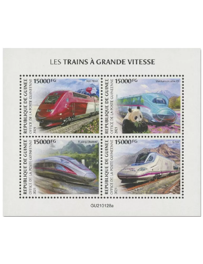 n° 10952/10955  - Timbre GUINEE Poste