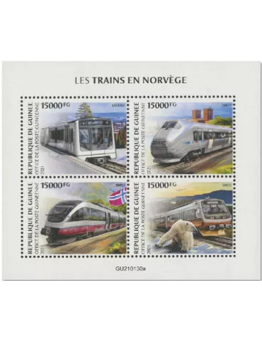 n° 10960/10963  - Timbre GUINEE Poste