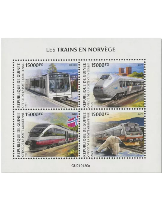 n° 10960/10963  - Timbre GUINEE Poste