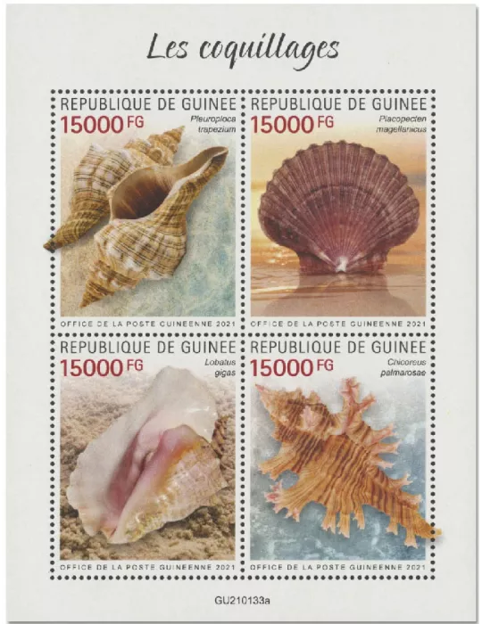 n° 10972/10975  - Timbre GUINEE Poste