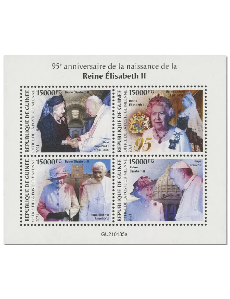 n° 10980/10983  - Timbre GUINEE Poste