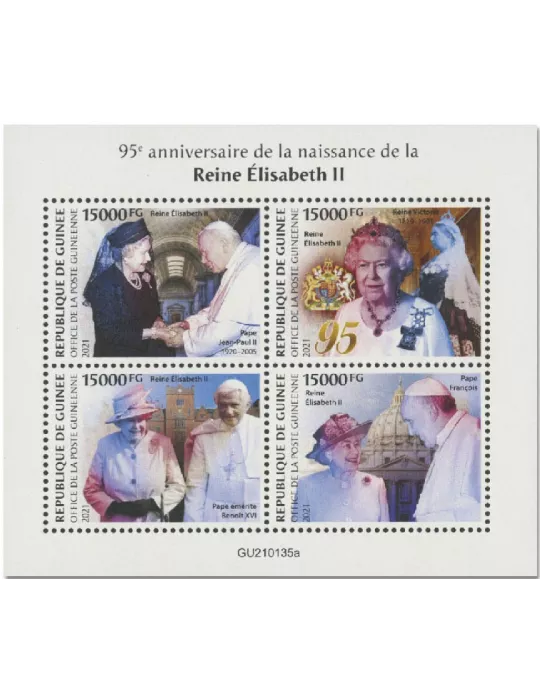 n° 10980/10983  - Timbre GUINEE Poste