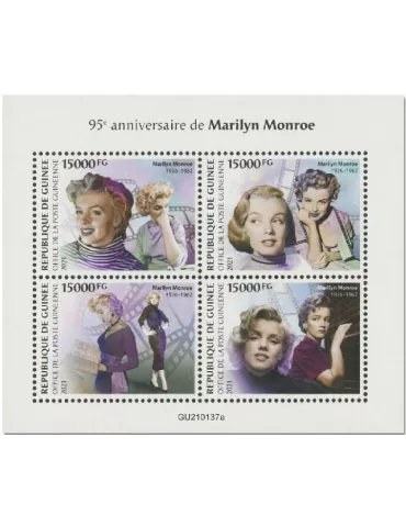 n° 10988/10991  - Timbre GUINEE Poste