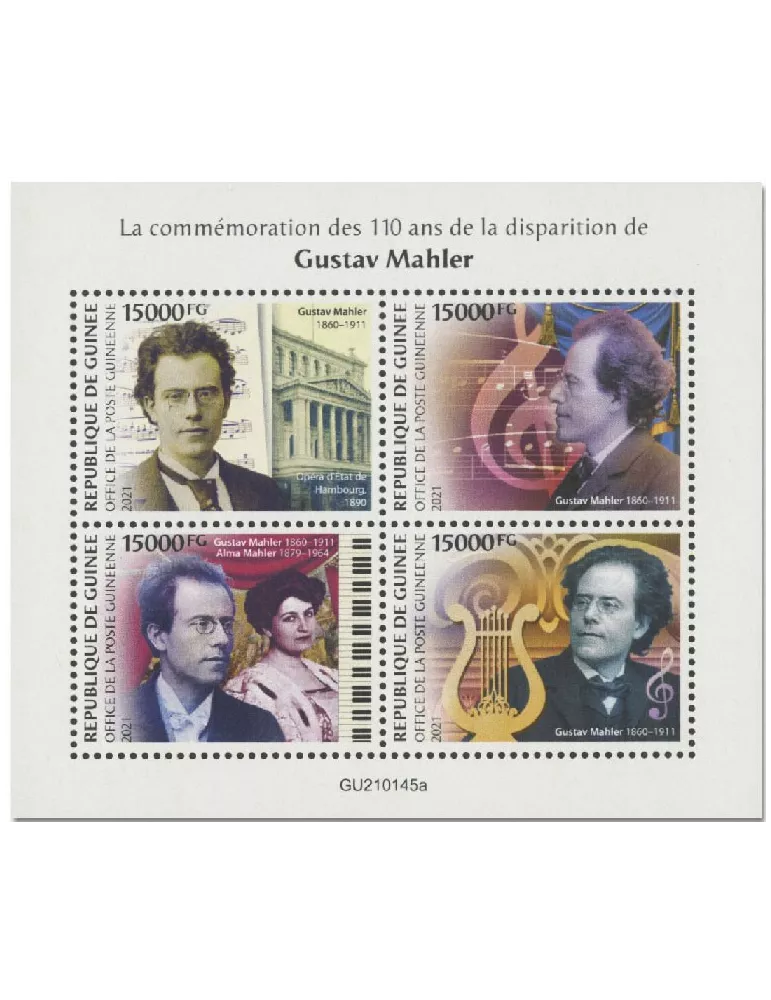 n° 11020/11023  - Timbre GUINEE Poste