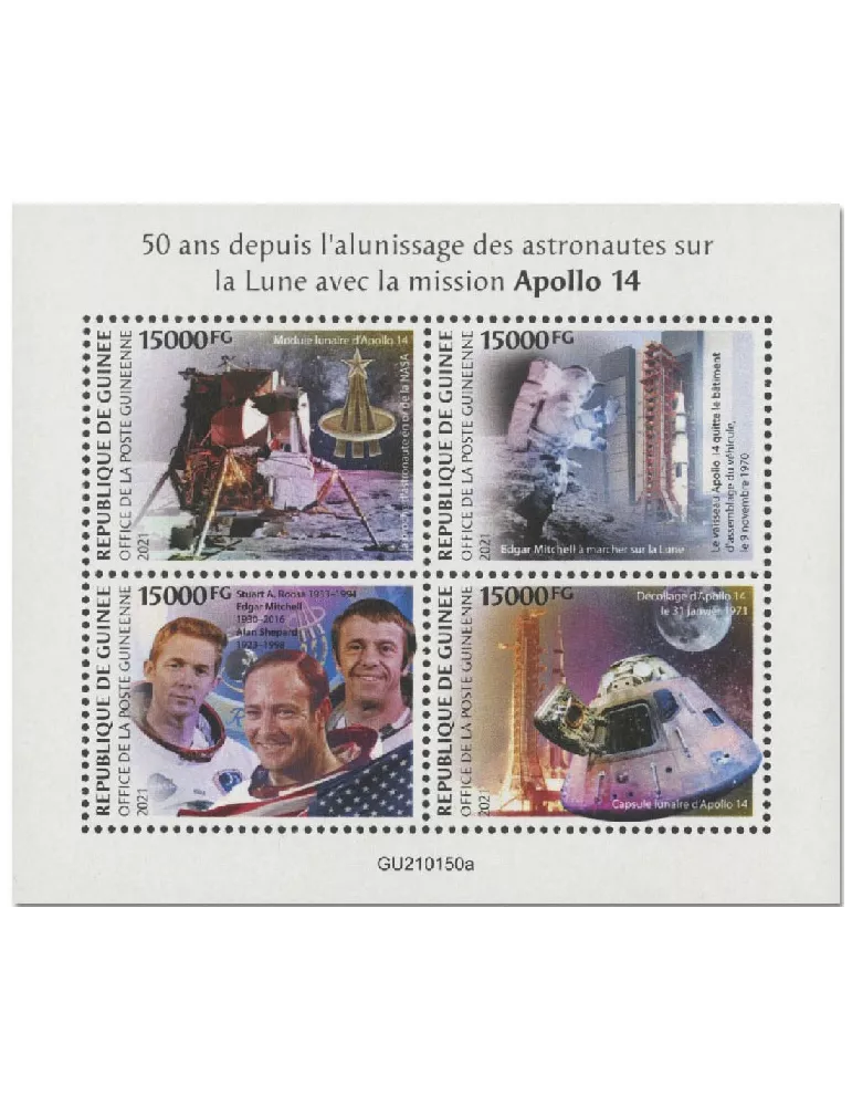 n° 11040/11043  - Timbre GUINEE Poste