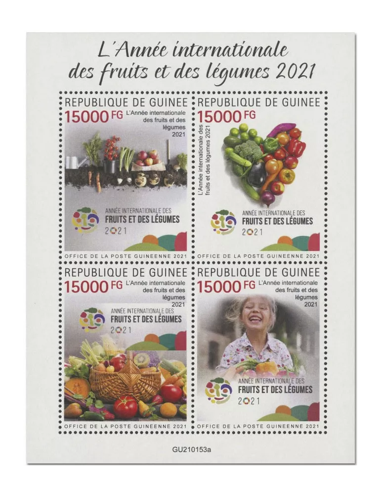 n° 11052/11055  - Timbre GUINEE Poste