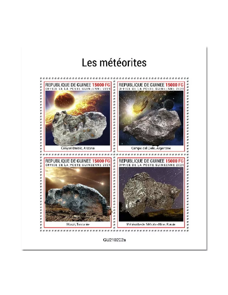 n° 11064/11067  - Timbre GUINEE Poste