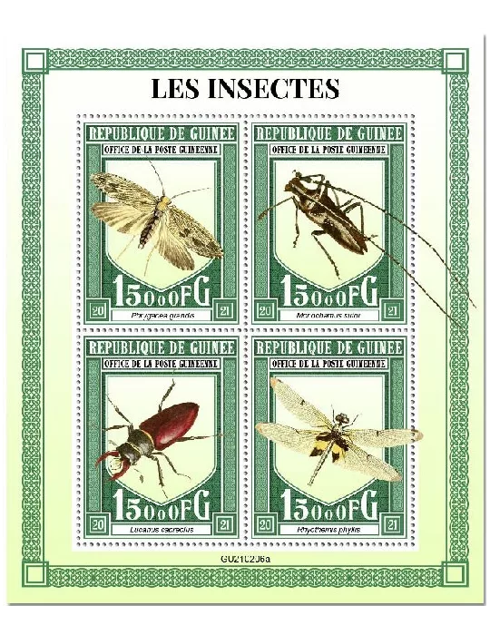 n° 11080/11083  - Timbre GUINEE Poste