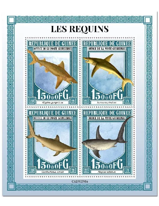n° 11096/11099  - Timbre GUINEE Poste