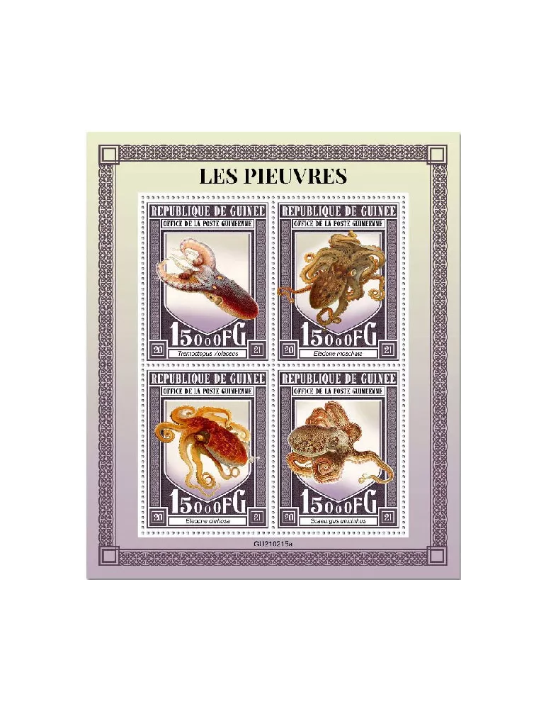 n° 11116/11119  - Timbre GUINEE Poste