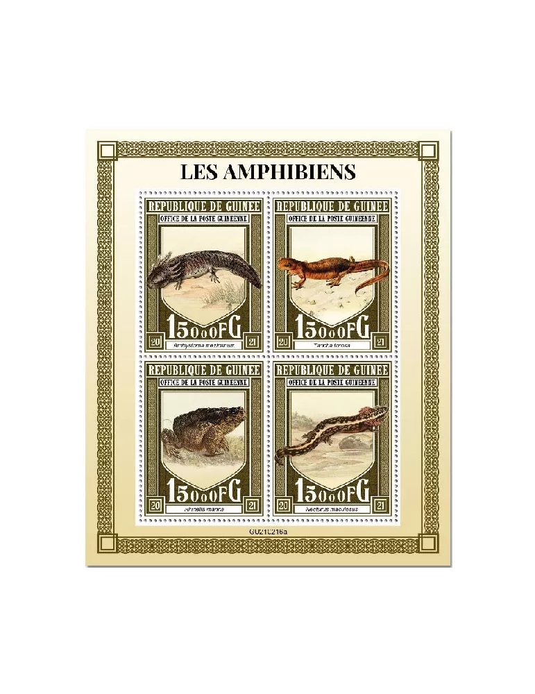 n° 11120/11123  - Timbre GUINEE Poste