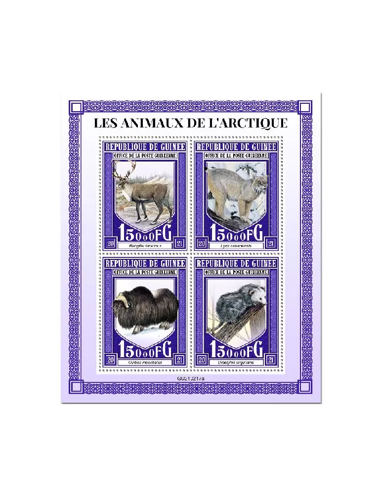 n° 11124/11127  - Timbre GUINEE Poste
