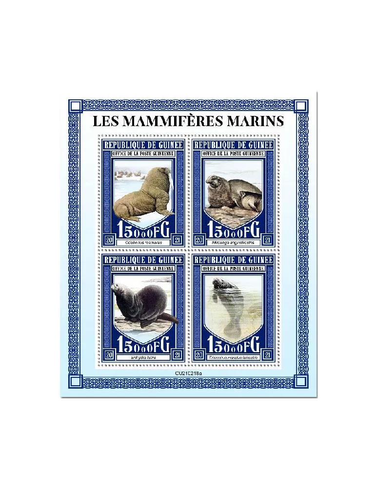 n° 11128/11131  - Timbre GUINEE Poste