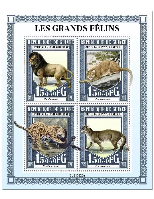 n° 11136/11139  - Timbre GUINEE Poste