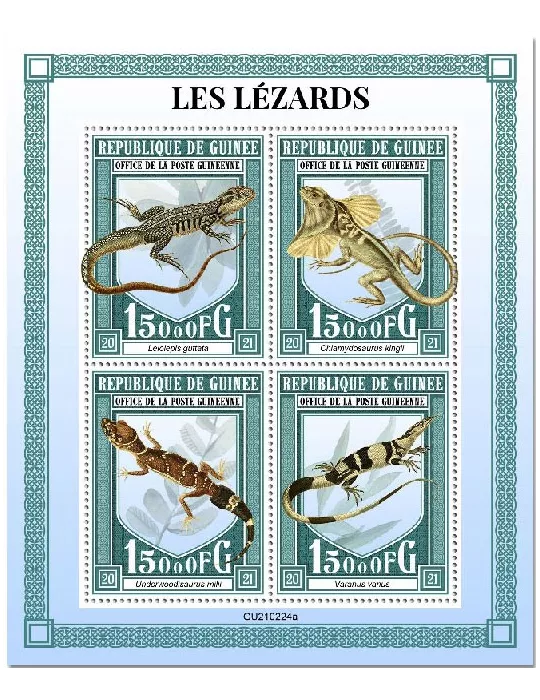 n° 11152/11155  - Timbre GUINEE Poste