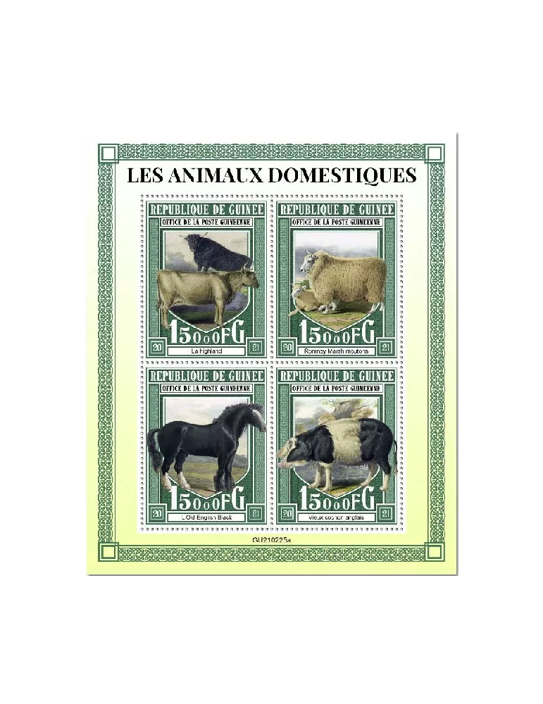 n° 11156/11159  - Timbre GUINEE Poste