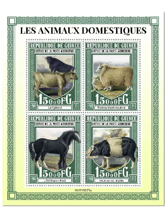 n° 11156/11159  - Timbre GUINEE Poste