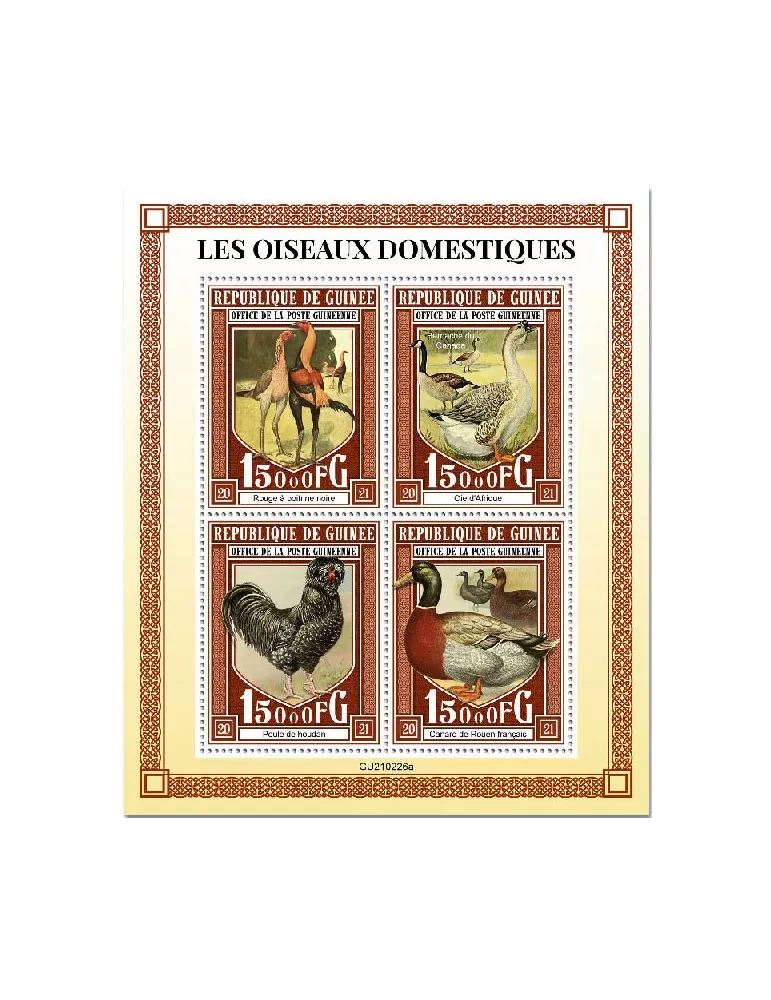 n° 11160/11163  - Timbre GUINEE Poste
