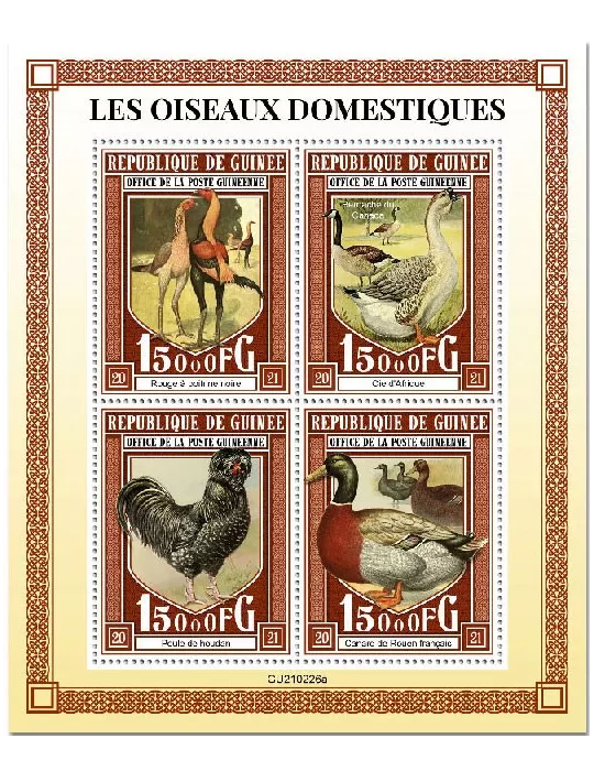 n° 11160/11163  - Timbre GUINEE Poste