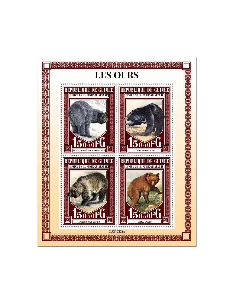 n° 11168/11171  - Timbre GUINEE Poste