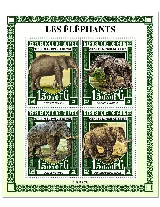 n° 11172/11175  - Timbre GUINEE Poste