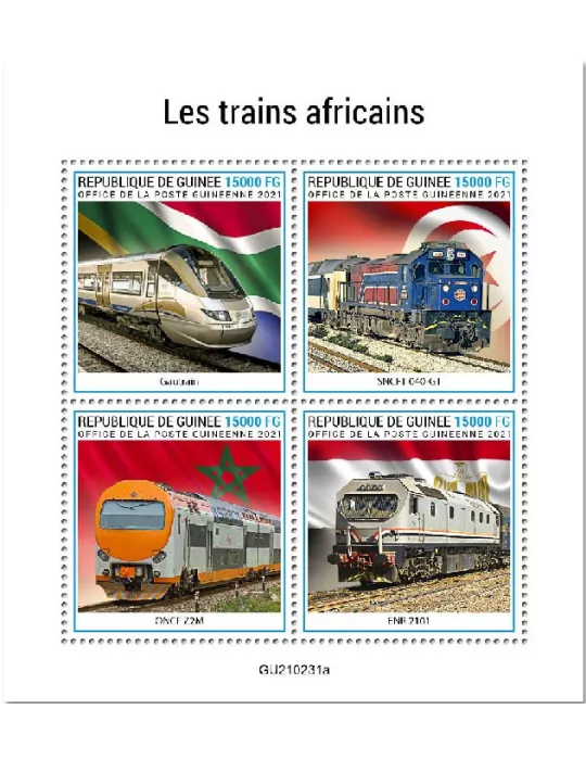 n° 11180/11183  - Timbre GUINEE Poste