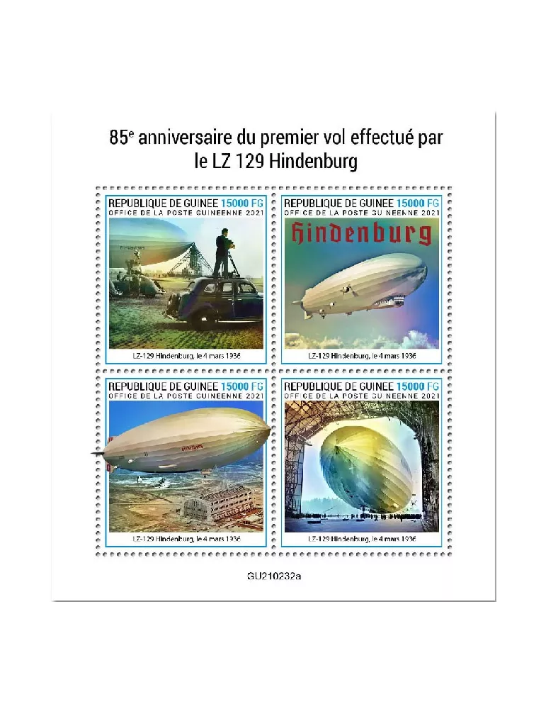 n° 11184/11187  - Timbre GUINEE Poste