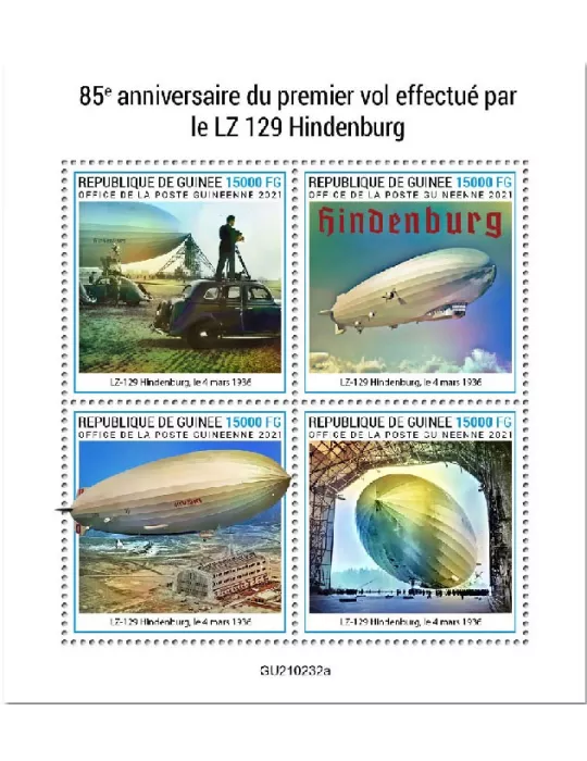 n° 11184/11187  - Timbre GUINEE Poste