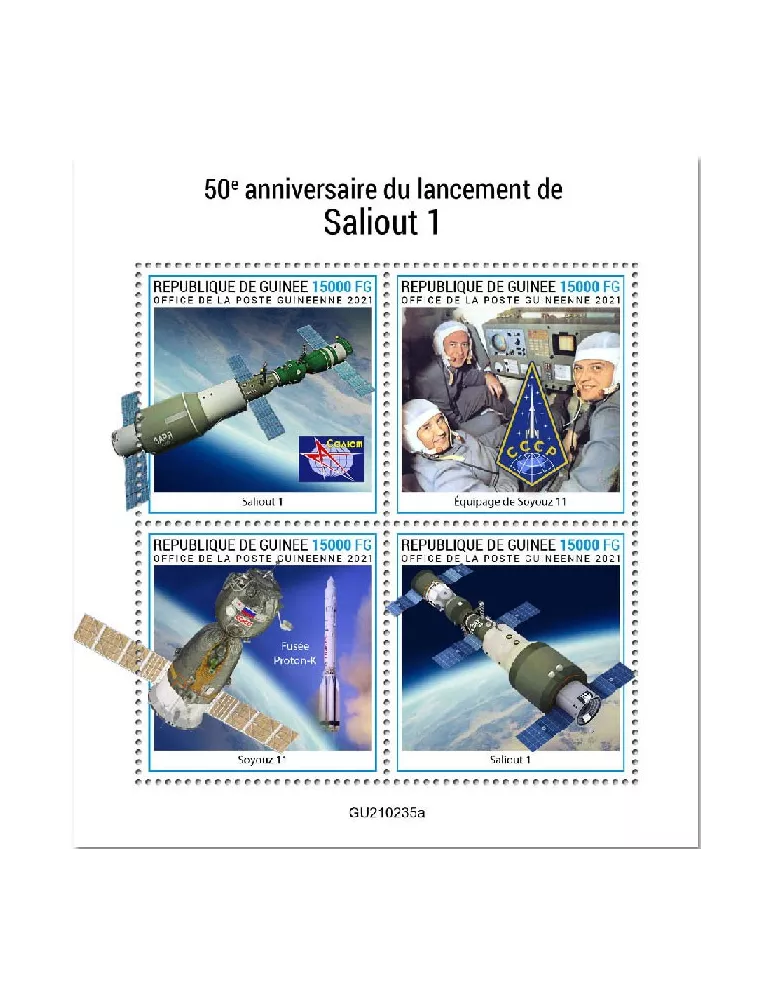 n° 11196/11199  - Timbre GUINEE Poste