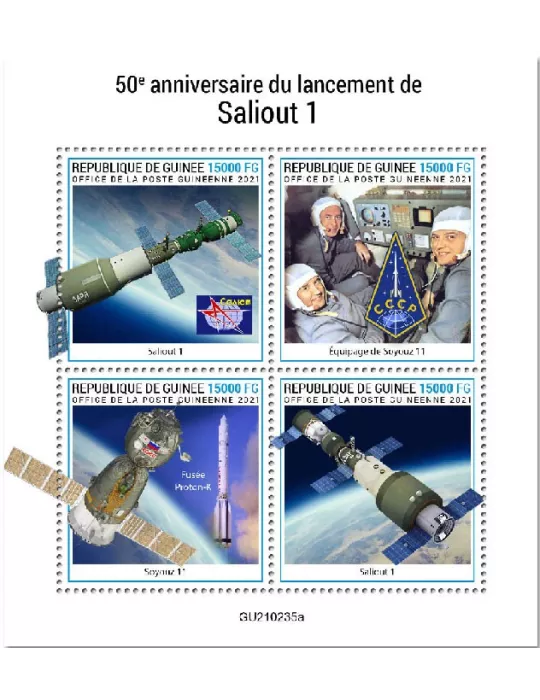 n° 11196/11199  - Timbre GUINEE Poste