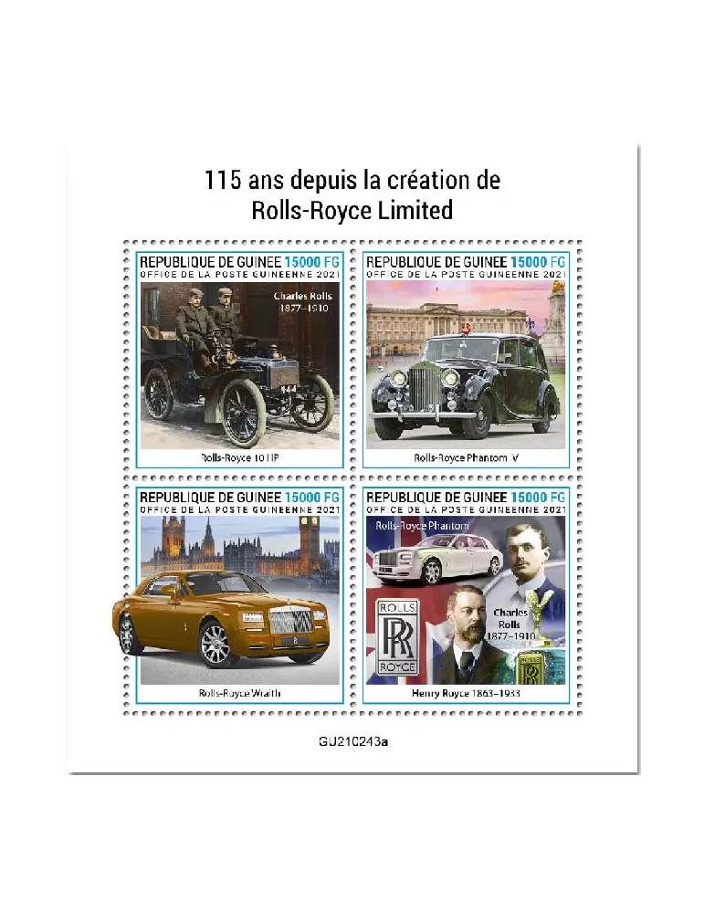 n° 11228/11231  - Timbre GUINEE Poste
