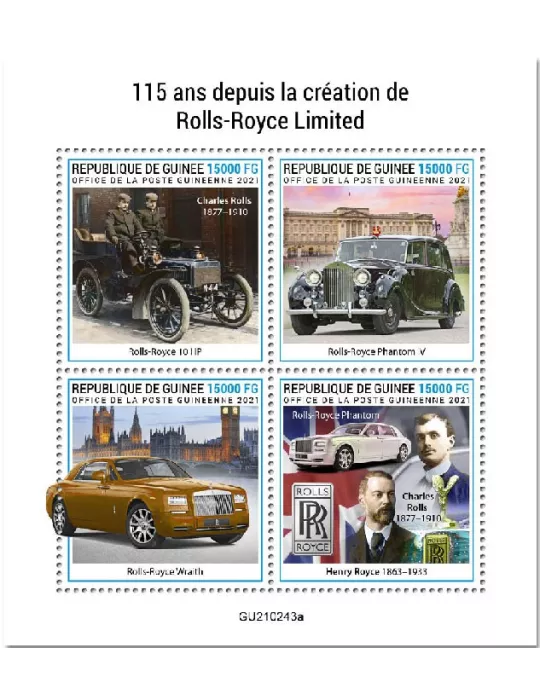 n° 11228/11231  - Timbre GUINEE Poste