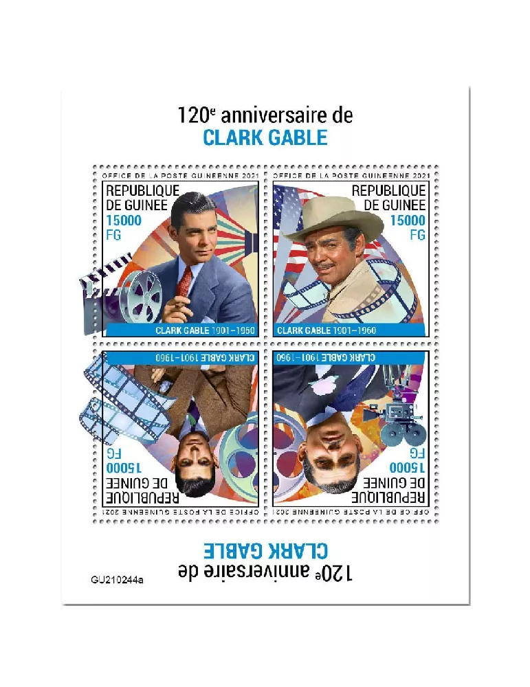n° 11232/11235  - Timbre GUINEE Poste