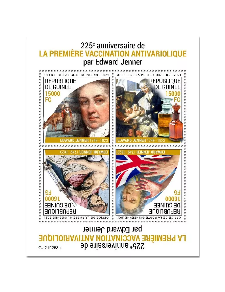 n° 11268/11271  - Timbre GUINEE Poste