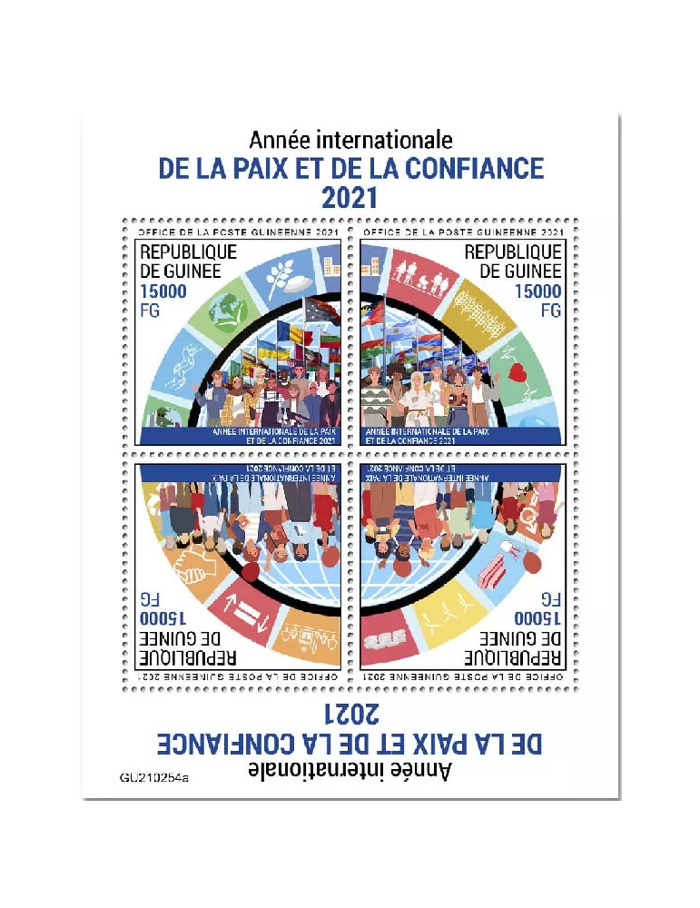 n° 11272/11275  - Timbre GUINEE Poste