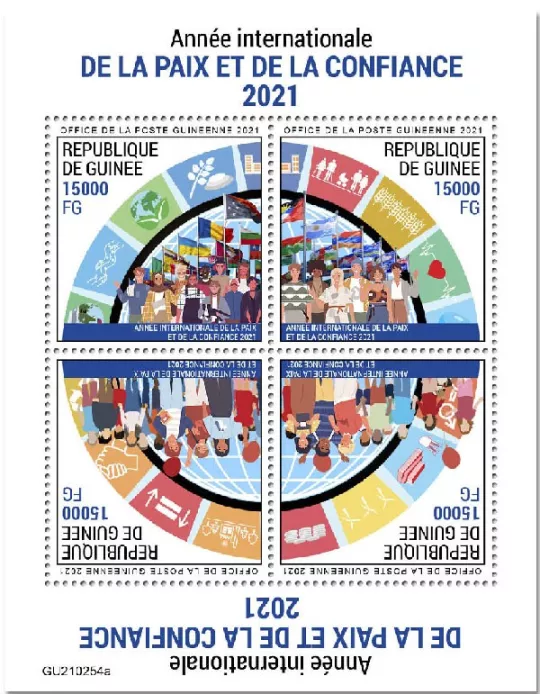 n° 11272/11275  - Timbre GUINEE Poste