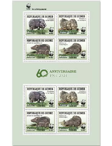 n° 11295/11298  - Timbre GUINEE Poste
