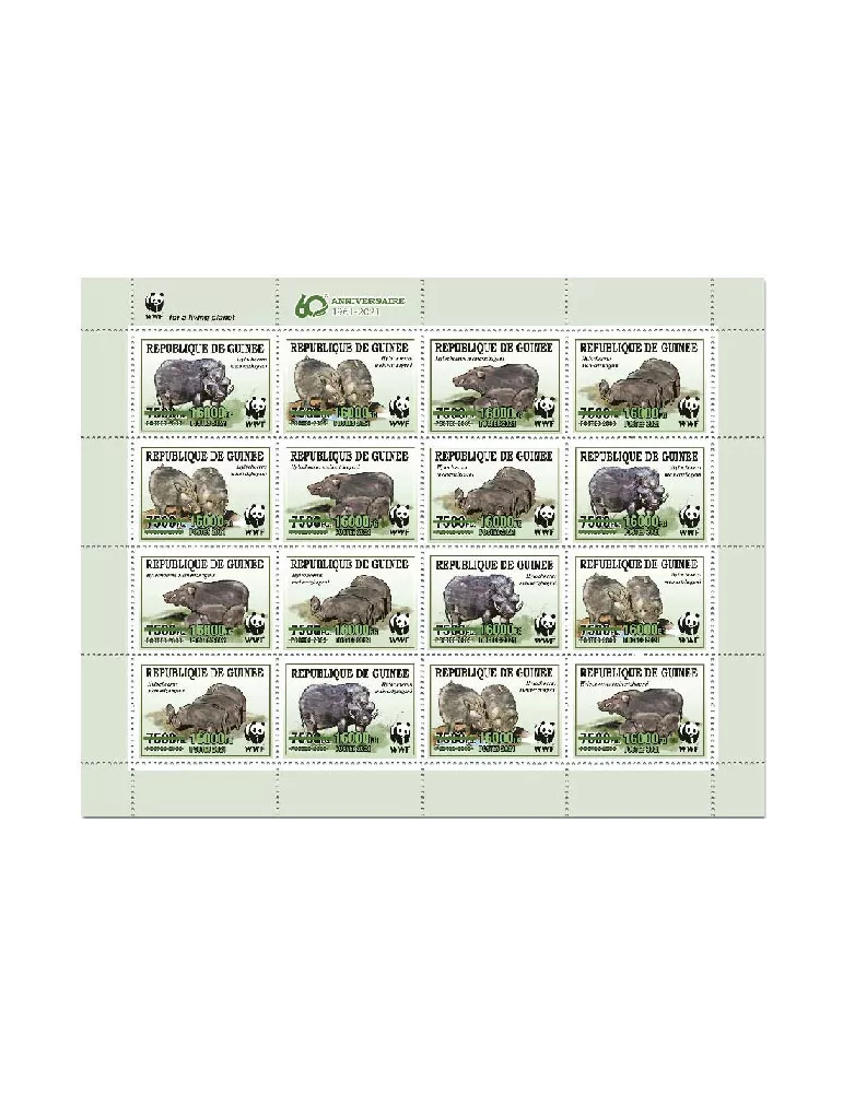 n° 11303/11306  - Timbre GUINEE Poste