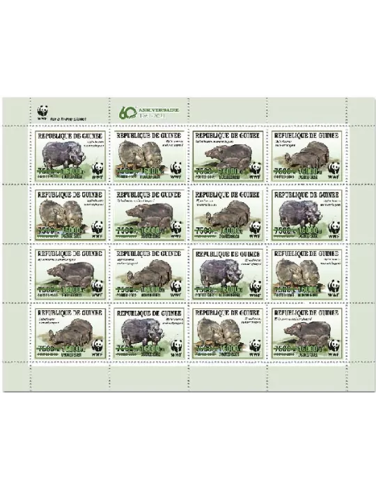 n° 11303/11306  - Timbre GUINEE Poste