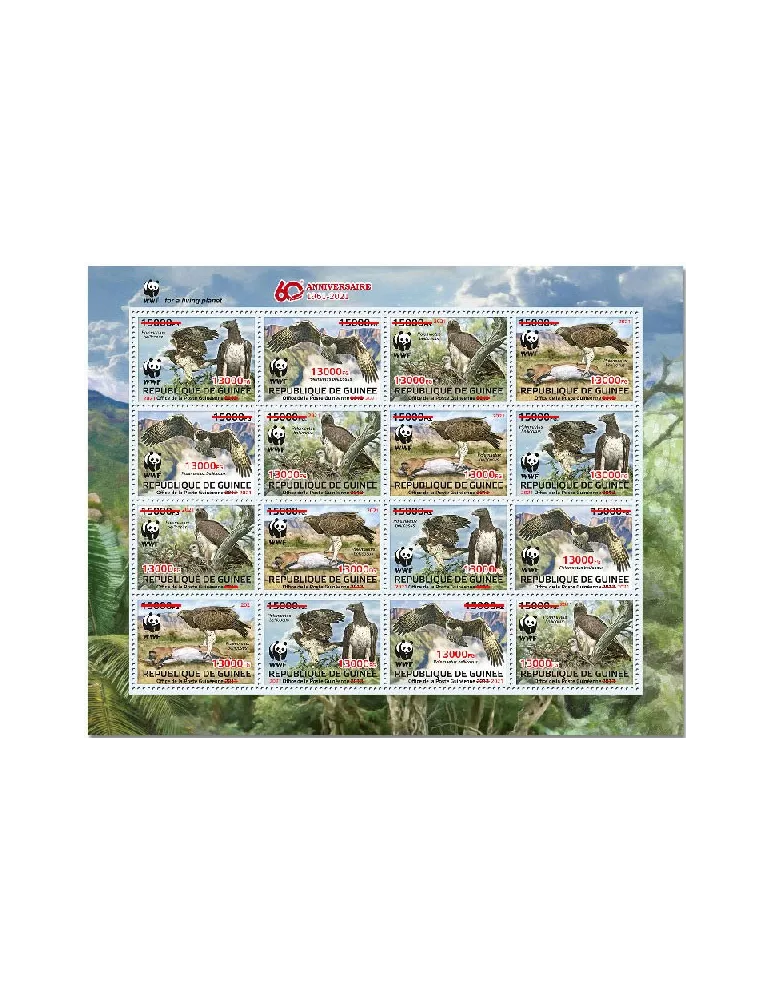 n° 11315/11318  - Timbre GUINEE Poste