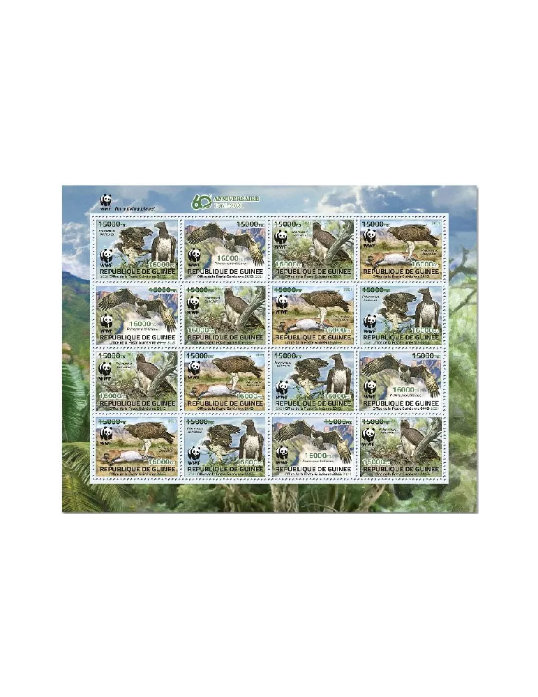 n° 11319/11322  - Timbre GUINEE Poste