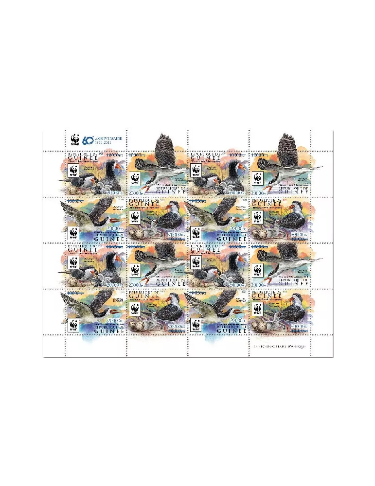 n° 11335/11338  - Timbre GUINEE Poste