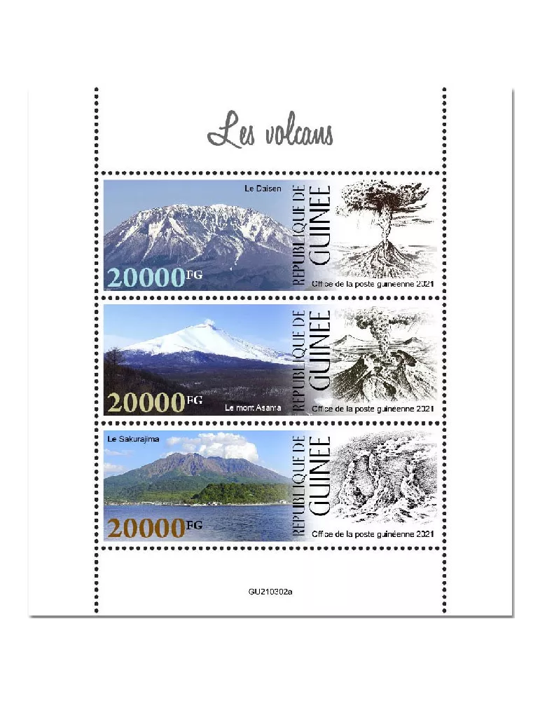 n° 11351/11353  - Timbre GUINEE Poste