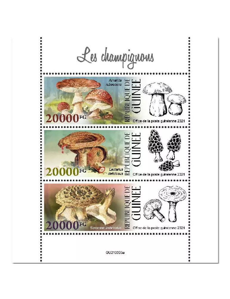n° 11365/11367  - Timbre GUINEE Poste