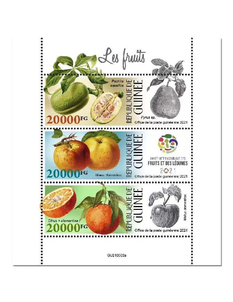 n° 11368/11370  - Timbre GUINEE Poste