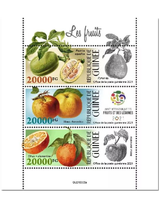 n° 11368/11370  - Timbre GUINEE Poste